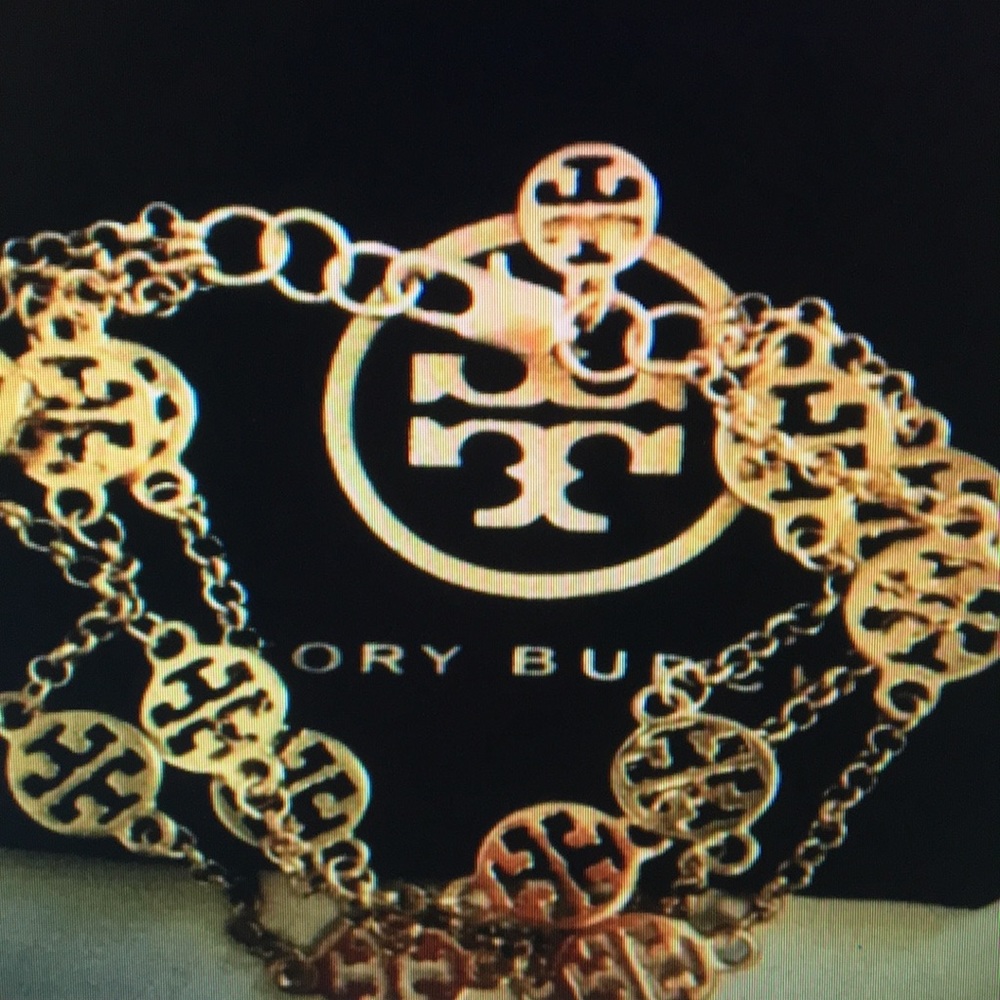 💐NWOT TORY BURCH MULTI STRAND LOGO BRACELET💐 - Picture 2 of 5